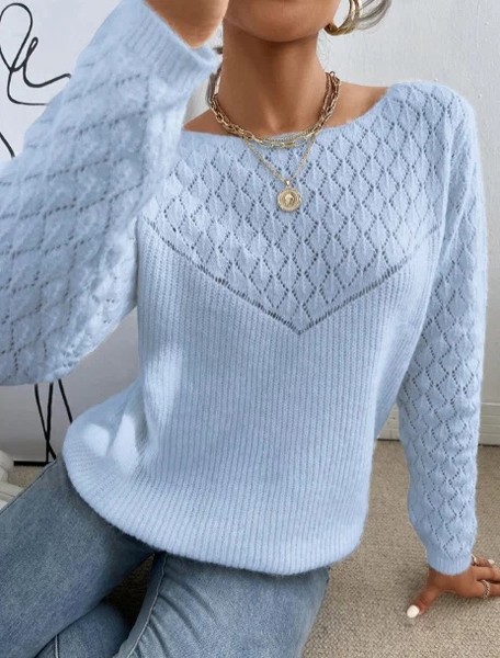 Вяжем пуловер с красивым узором.Подробнее https://knitting-planet.com/category/vyazanie-spiczami/pulovery-kofty/