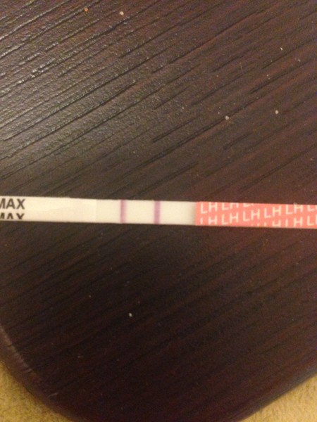 Реальное фото теста на беременность с двумя полосками